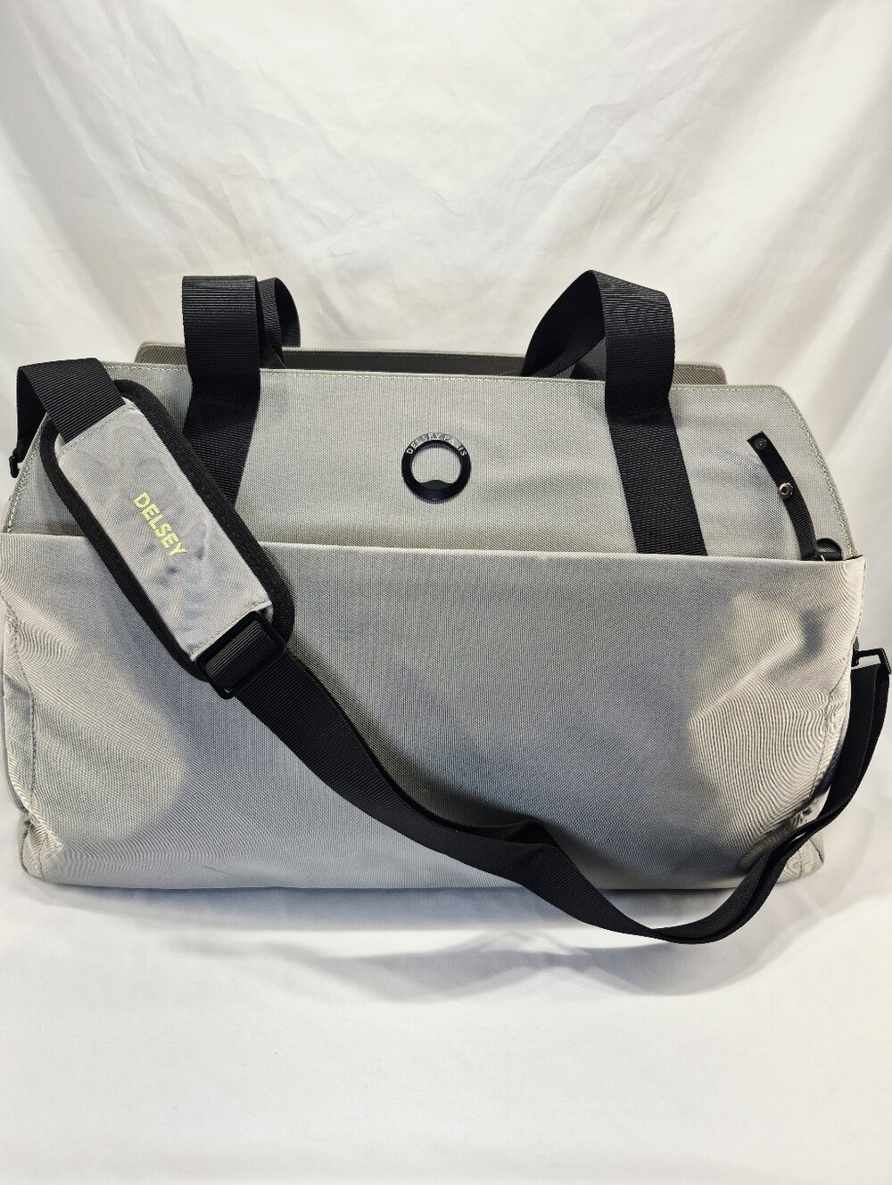 Delsey Paris Grey Daily's Carry-on Duffle with 15.6" Laptop Sleeve Expandable